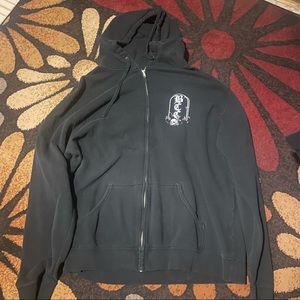 Blackcraft cult never trust the living zip up sweatshirt